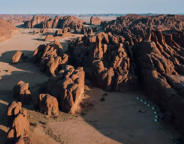Warda Camp in the Ennedi Massif
